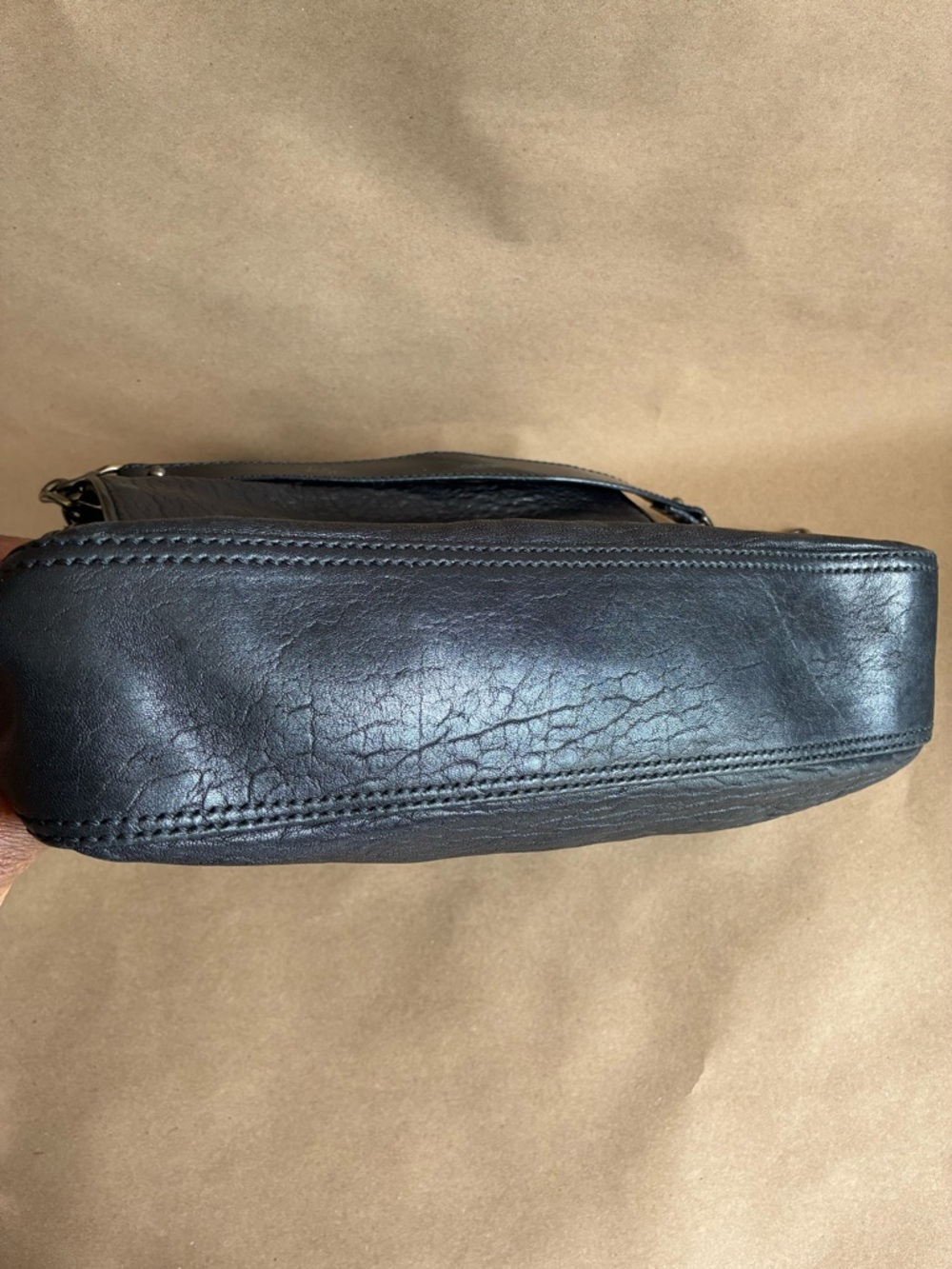Fendi Pebbled and Patent Small Leather Bag - Picture 9 of 13